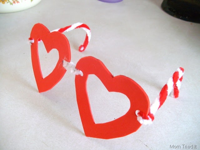 Preschool Crafts for Kids*: Mother's Day/ Valentine's Day Heart Glasses
